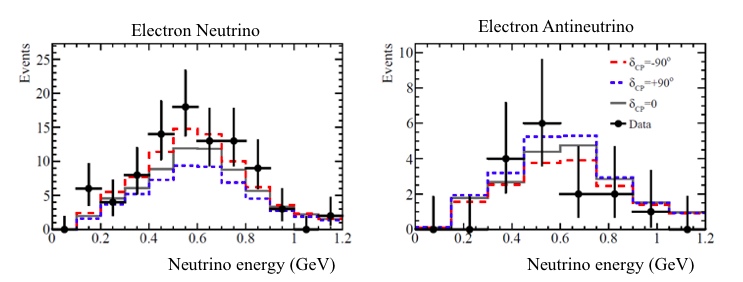 T2K observed electron neutrino