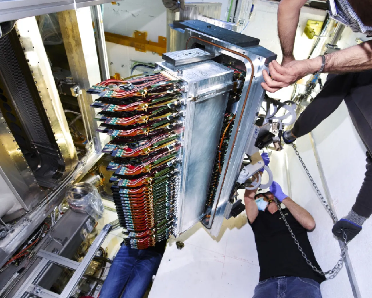 LHCb’s new VELO preparing to spring into action