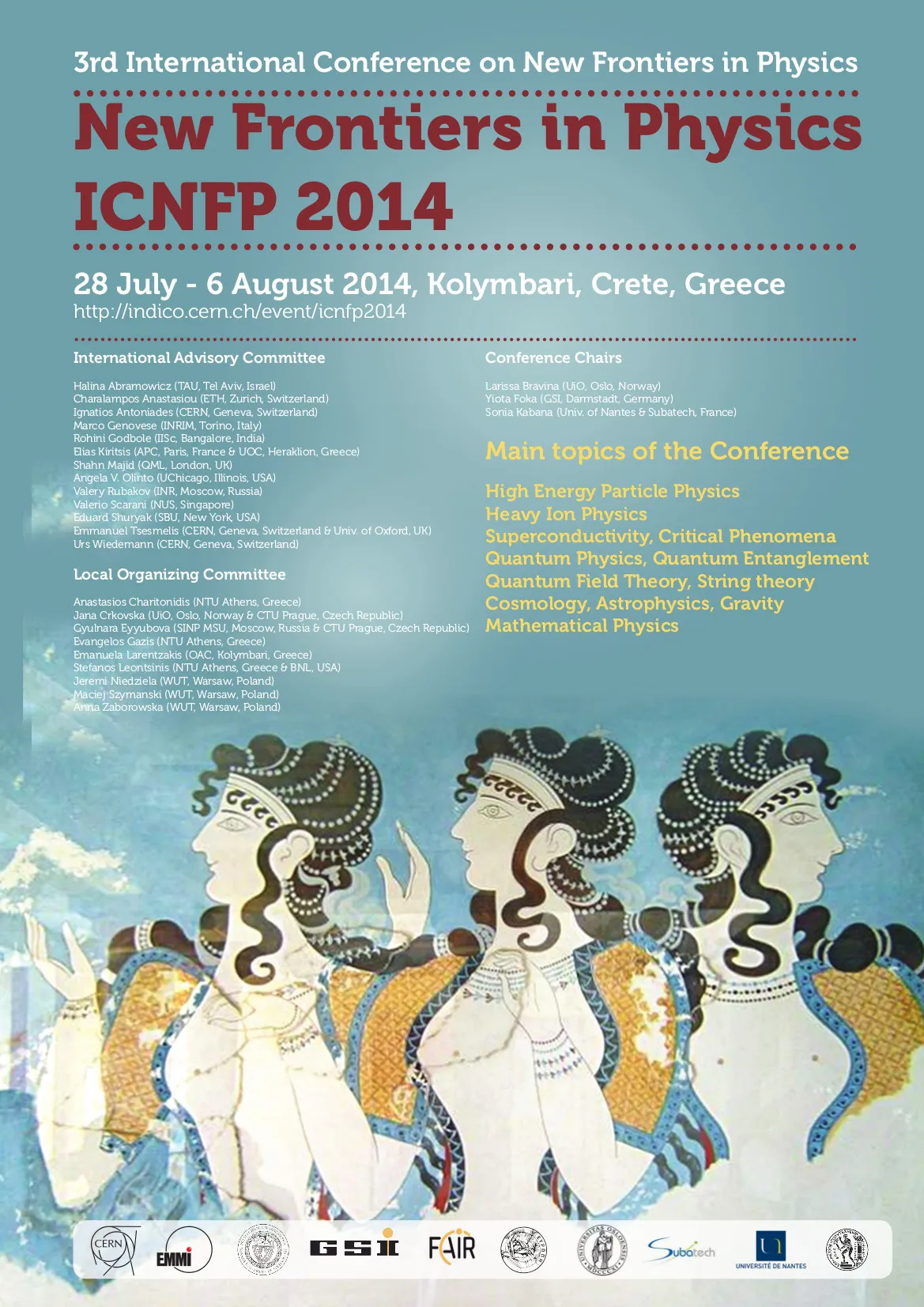 3rd International Conference on New Frontiers in Physics