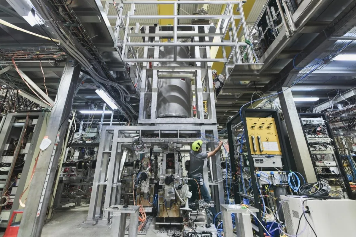 ALPHA-g sees its first antiparticles: does antimatter fall up or down?