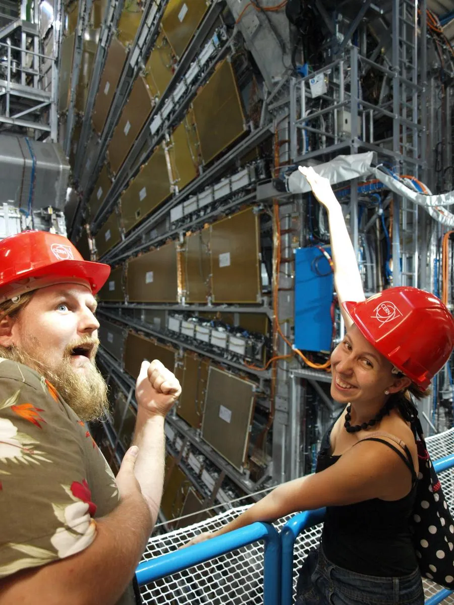 A biochemist at CERN.