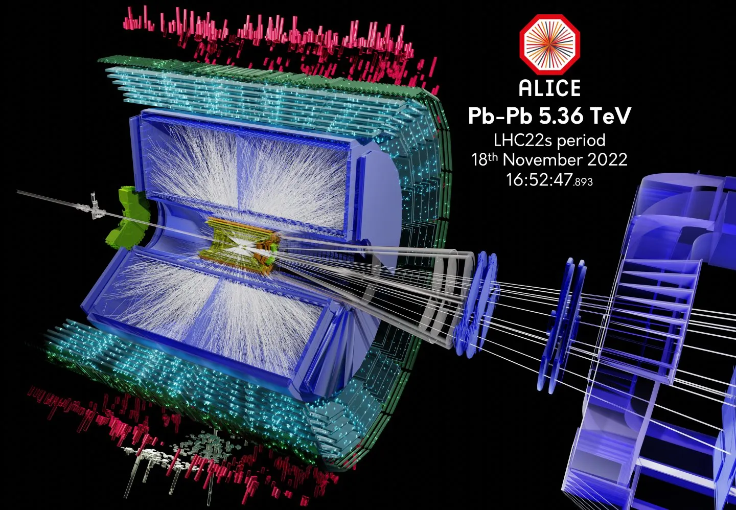 ALICE records first heavy-ion collisions
