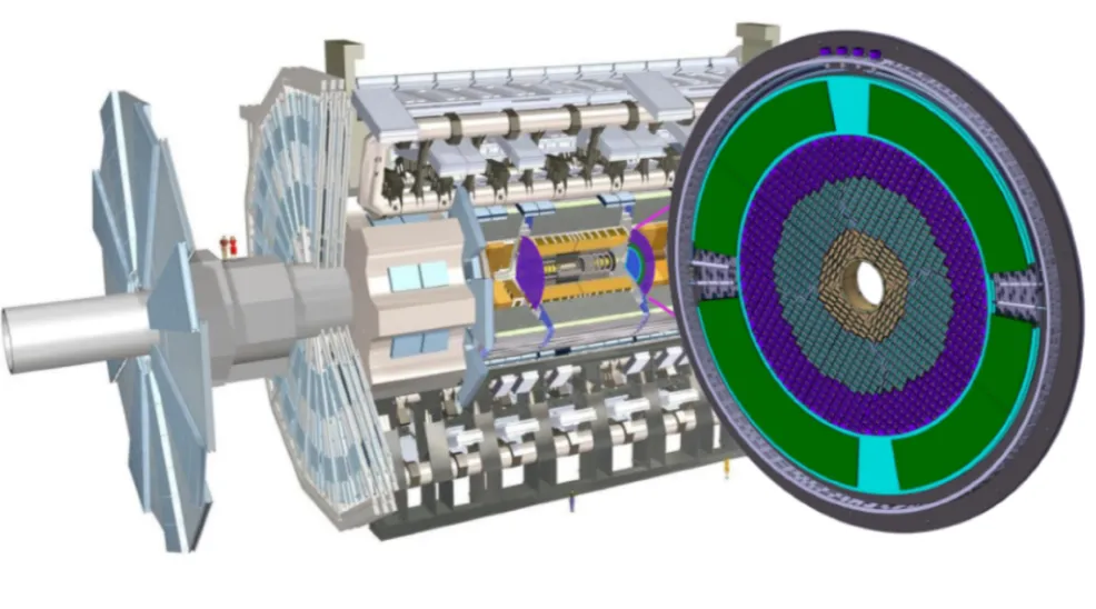 A High-Granularity Timing Detector for the ATLAS Phase-II Upgrade