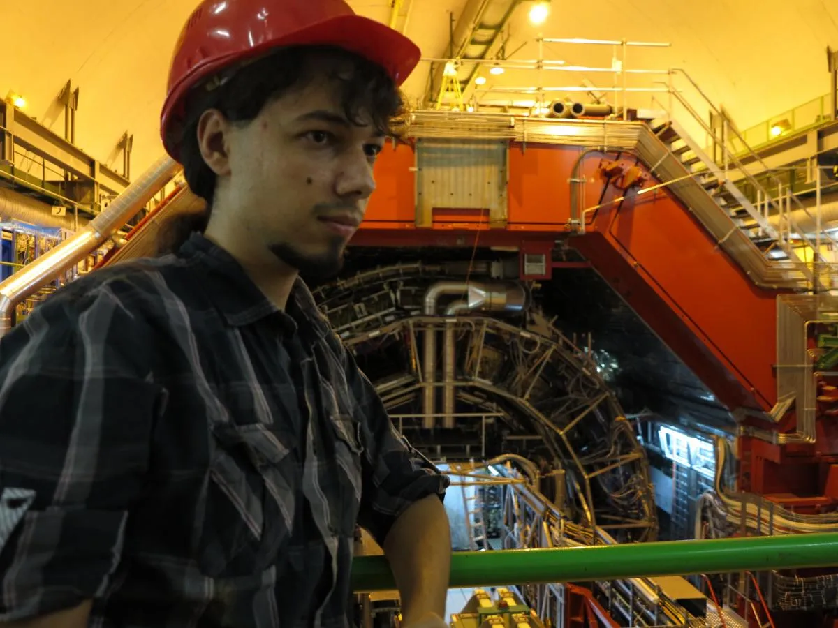 An Olympic winner at CERN!