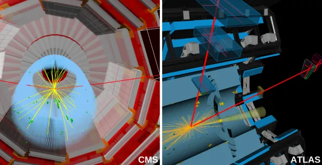 CERN experiments find first evidence for rare Higgs boson decay