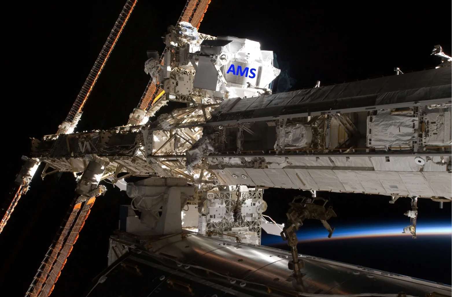 Latest Results from the AMS on the International Space Station