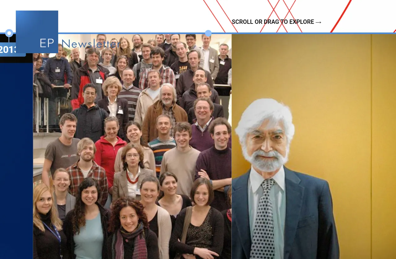 A timeline of the EP newsletter