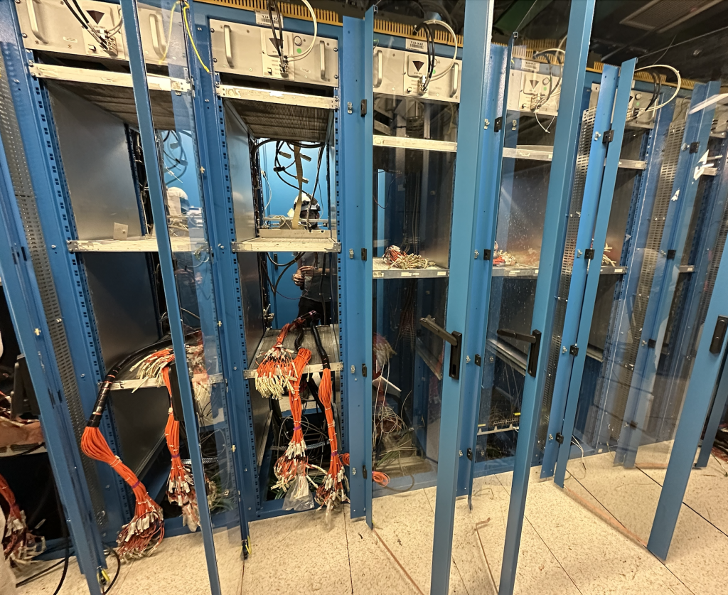The first weeks of LS3 at ATLAS: teams remove electronics and services, clear racks and work areas, and prepare the detector and Point 1 infrastructure for the installation of upgraded systems.